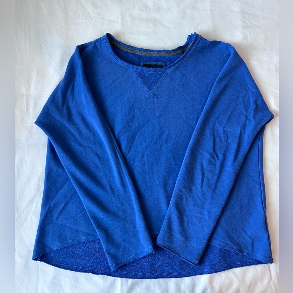 Marc New York Blue Long Sleeve Top